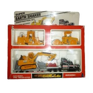 NEW Intex  TOY Earth Shaker Set DieCast Motorized Construction Set Vintage Rare